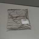 GORGLITTER Women's Striped Crochet Maxi Dress Gingham Square Neck Slit Bodycon Long Casual Wedding Guest Dresses (L)