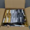 Aneco 97 PCS New Year's Eve Party Kit for 12 Guests Happy New Year Party Supplies Set with Hats Headbands Noisemakers Horns Glasses Bead Necklaces Garlands 2026 Foil Balloon for New Year Decoration