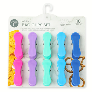 Infinity Bag Clips Set 10 Piece Set