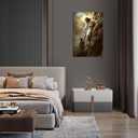 Wall HDQ Jesus Wall Art God Help Wall Decor Christian Pictures Hand of God Print Painting for Bedroom Living Room Bathroom Office Framed Artwork Read to Hand (24.00" x 36.00")