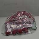 Giegxin 2 Pcs 6 ft Red Christmas Ball Garlands Christmas Ornaments Shatterproof Garland 3.15 Inch Xmas Hanging Balls Decorations for Tree Home Indoor Outdoor Mantel Holiday Party Accessories