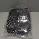 Travel Electronics Organizer, Waterproof Cable Organizer Bag for Electronic Accessories Double Layer Large Shockproof Cable Storage Bag for Cord, Power Bank, Tablet(Up to iPad 11 inch) - Black