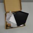 Olpchee Office Cubicle Shelf Storage Organizer Accessories Height Adjustable Cubicle Corner Shelf with Hooks (Black, Double Layer)