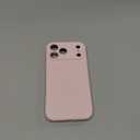 Ktele Magnetic for iPhone 17 Pro Max Case [Compatible with Magsafe] [Premium Silicone Satin-Smooth Touch] Slim Shockproof Anti-Scratch Microfiber Lining Case, 6.9 inch, Chalk Pink