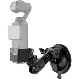 K&F CONCEPT Suction Cup Mount for DJI Osmo Pocket 3, Car Windshield Window Dash Mount Holder for GoPro Hero 13/12/11/10/9 Black, DJI Osmo Action 3/4/5 Pro, Insta360 X5/X4 Accessories