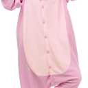 NAITOKE Animal Onesie Adults Halloween Costumes Cosplay Pajamas (Medium, Pink)