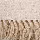 DII Diamond Throw Collection Cotton Woven, 50x60, White