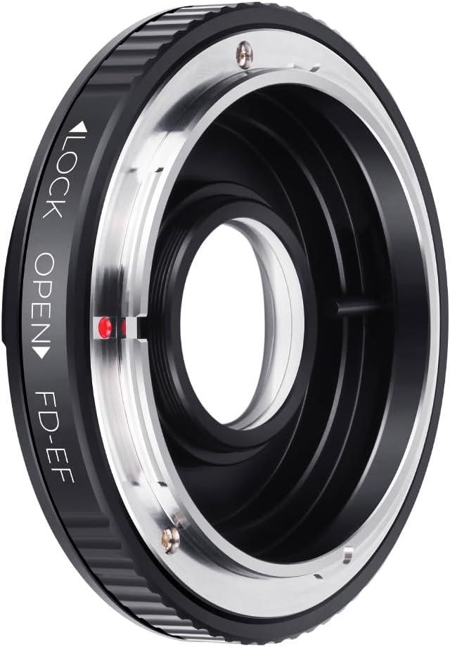 K&F Concept Pro Lens Mount Adapter Compatible for Canon FD FL 35mm SLR Lens to Canon EOS (EF, EF-S) Camera, Compatible with Canon 1D, 1DS, Mark II, III, IV, Digital Rebel T5i, T4i, T3i, T3