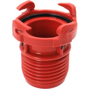 Valterra F02-3101 RV Drain Hose Connection EZ Coupler Valve Adapter , Red