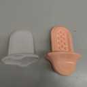 Diggs Groov Crate Training Aid for Puppies and Nervous Dogs Calming Lick Mat for Crate Training & Separation Puppy Enrichment Toy with Freezer Shell BPA-Free (Ice) Pink