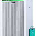 FreAire Air Purifiers for Home Large Room up to 3,850 Ft², HEPA Air Purifier with Smart APP Control & Washable Filter, Large Real-Time PM2.5 Display, Auto Pet ECO Modes for PoIIen Smoke, Ice White