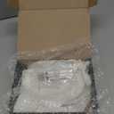 YAKAMOZ 3pcs Precision Reverse Ceramic Tweezers Non-Conductive, Heat Resistant, Anti-Magnetic Pointed & Curved Tips Tweezer Set for Pinching Coils While Firing