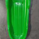 Era 46-inch Torpedo Adventurer Sled with Open Back  1-2 Rider Plastic Toboggan, Green