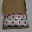 Kingdder Christmas Pillow Covers 12 x 20 Inch Set of 4 Farmhouse Xmas Throw Pillow Cases Gift Box Style Red Green White Snowflake Bow Decoration for Couch Holiday Sofa Cushion Decor