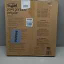 MYPET North States Paws Portable Pet Gate: 26-40" Wide. Pressure Mount. No Tools Needed. Made in USA. Dog Gate 23" Tall, Expandable, Durable Dog Gates for Doorways, Light Gray