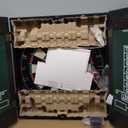 EastPoint Sports Official Size Dart Board Cabinet Set- Easy-Assembly & Complete with 6 Deluxe Steel Tip Darts and Accessories -Premium Darts Set with Scoreboard for Bar Games & Indoor Games (Green)