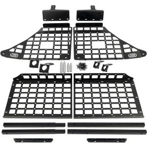 HIGH FLYING for Toyota 4Runner 2010-2024 Car Accessories Modular Storage Molle Panel System Trunk Shelf Luggage Carrier Cargo Racks Trunk Organizer Aluminum Alloy Whole Kit