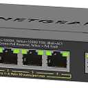 NETGEAR 5 Port PoE Gigabit Ethernet Easy Smart Managed Essentials Switch (GS305EP) - with 4 x PoE+ @ 63W, Desktop or Wall Mount (Plus)
