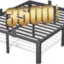 FUIOBYVV 18 Inch Queen Bed Frame with Rounded Corner and Headboard Hole Mattress Retainers 3500 LBS Metal Heavy Duty Steel Slats Support No Box Spring Needed Platform Noise Free Easy Assembly