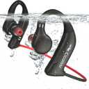 S36 HiFi Waterproof Earbuds for Swimming, IPX8 TOP 32GB Swimming Headphones with Bluetooth & MP3 Playback, in-Ear Noise Cancellation Wireless Underwater Sports Headphones for Swimming