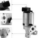 AULINK 911-234 EGV825 EGR Valve (2.7L Only) For Dodge Charger 2006-2010, Magnum 2005-2008,Stratus 2005-2006,Avenger 2008-2010,Chrysler 300 Sebring 2005-2010,Cirrus 2005-2006