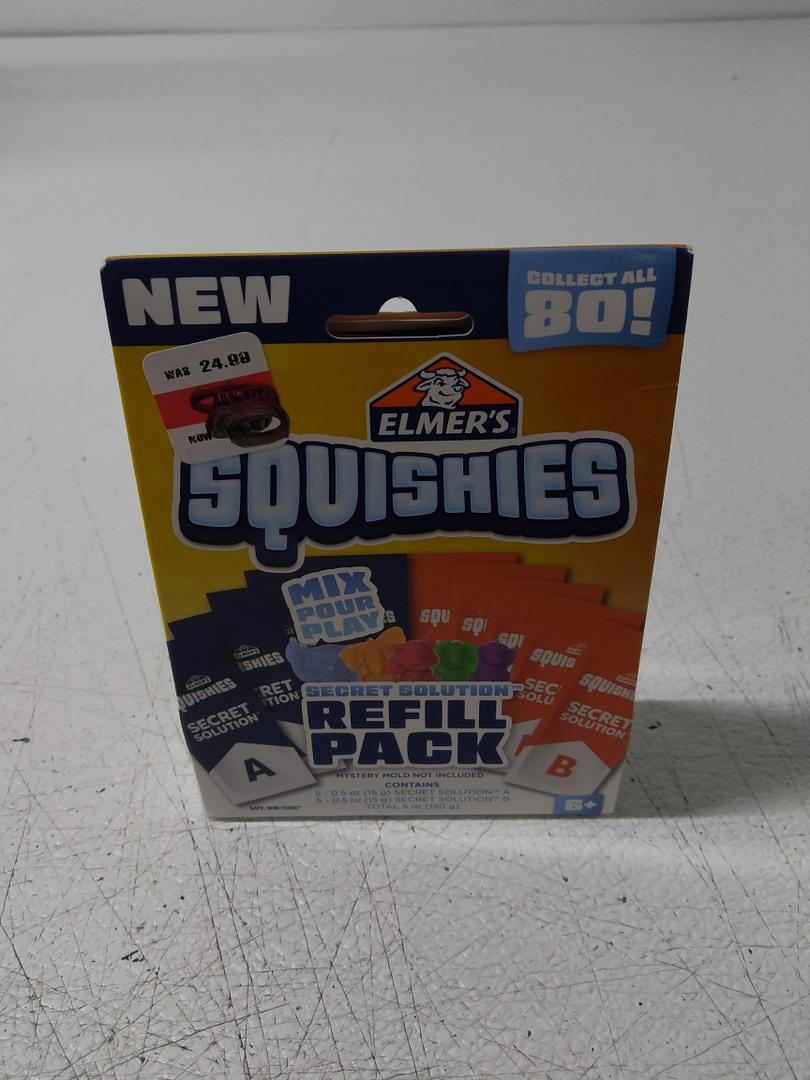 Elmer's Squishies, Manufacturing/Packaging date: 12/12/2022