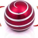 Desk-Kinetic-Toys Cool-Gadgets for Fidget: Cool-Stuff-Thing Game Toy for Adult Teen Children Kid, Stress Relief Optical-Illusion Gifts for Office School Home Man Women Christmas Spinning 180 Seconds (Red & White)