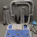 Shower Chair for Seniors Elderly Handicap Disabled Or Bariatric Adults Heavy Duty 500 Lbs Bench Seat for Inside Shower Stall and Bathroom Bath Tub with Arms and Back Adjustable Stool Chairs