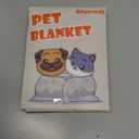 Stuffed Premium Soft Dog Blanket, with Flannel Beige Cute Paw Print, 32 * 40 inches, Cat Blanket Puppy Supplies Border Collie Puppy Gifts Essentials