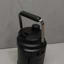 64 oz Insulated Water Bottle for Gym: 2-in-1 Straw Spout Lid, Dual Handle, Leakproof, Keep Cold 36H, Half Gallon Stainless Steel Water Jug for Travel, Hiking, Cycling, Park, Workout, Picnic (Midnight)