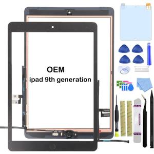 for iPad 9 (9th Generation) Screen Replacement, OEM Digitizer Touch Glass Replacement for ipad 9th Gen 10.2 inch (A2602 A2603 A2604 A26052021 Released) with Home Button (NO LCD)