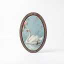 ShowDraven Vintage Swan Wall Art Decor, 16x10 inch