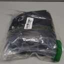 J.VER Men's Dress Shirts Stretch Stain Shield Long Sleeve Solid Formal Shirt Business Casual Button Down Shirts (Large, Black)