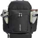 STANLEY Vitalize Backpack | Gym, Work & Travel Bag with Laptop Sleeve | Expandable Bottom Compartment | Tumbler & Water Bottle Pockets | Durable Recycled Fabric | Black