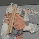 Alynsehom Large Macrame Wall Hanging, Boho Woven Tapestry, Chic Modern Bohemian Handmade Leaf Feather Wall Art Home Decor for Apartment Dorm Living Room Bedroom Nursery Backdrop (39" W X 29.5" L)