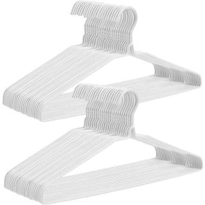 120 Pcs 16" Wire Hangers Bulk Metal Wire Hangers for Clothes Dry Cleaner Hanger for Coat (White)