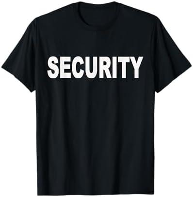 Security Event Safety Guard Professional Officer Uniform T-Shirt, 4XLT
