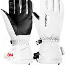 Ski Gloves Men & Women Waterproof 3M Thinsulate Winter Touchscreen Snow Gloves for Snowboard