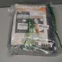 Magnetic Insulated Door Curtain Fits 36"x80" Doors - Thermal Door Cover for Winter with Clear Window, Window Insulation Kit & Doors Draft Stopper to Keep Cold Air Out for Front Doorway Home - Black