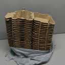 Jumbo Duck Egg Cartons 20 Pack- Holds Up to Half Dozen 6 Count Eggs Bulk Blank Container Empty Cardboard Thickness Natural Pulp Egg Boxes, with Stickers