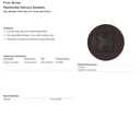 Bryant Electric RF406BN Pre-Assembled Flange, Cover, and Leveling Ring for Floor Boxes Poured in Concrete with 15A 125V Outlet Included, Brown