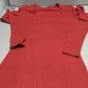 VICHYIE Women Square Neck Ribbed Bodycon Tight Dress Long Sleeve Mid Thigh Pencil Above Knee Dresses (Small, Wine Red)