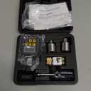 TAGVIT 1/2” Drive Digital Torque Adapter, 7.38147.5 Ftlb/10200 Nm Digital Torque Wrench Converter with 3/8" and 1/4" Adapters for Bicycle Motorcycle Car Repair