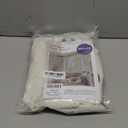 MIULEE 2 Panels Solid Color White Sheer Window Curtains Elegant Window Voile Panels/Drapes/Treatment for Bedroom Living Room (54 X 104 Inches White)