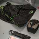 Happy Travel Tent 6 Person Tents for Camping, Waterproof Easy Setup Camping Tent with Rainfly, Portable Large Family Cabin Tent with 5 Large Mesh Windows and Carry Bag for Outdoor Camping & Hiking (Black)