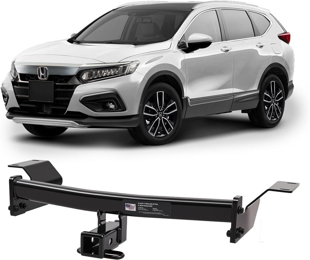 Class 3 Trailer Hitch with 2-Inch Receiver, Fits 20172025 Honda CR-V | 3,500 lbs GTW / 525 lbs Tongue Weight | Modular Design, Easy Installation | Heavy-Duty Carbon Steel with Rust-Resistant Finish