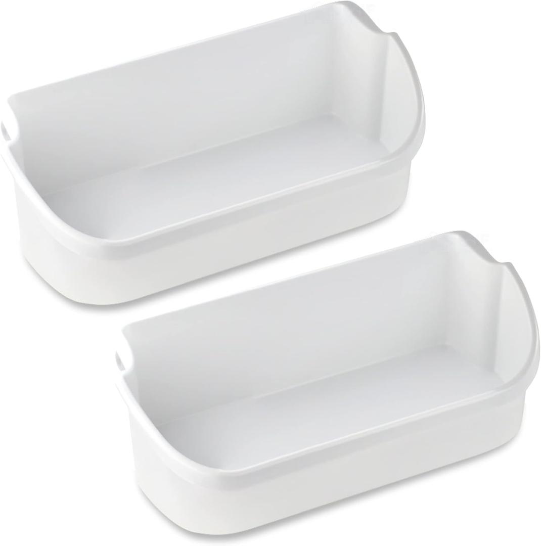 UPGRADED Lifetime Appliance 2 x 240356401 Door Bin Compatible with Frigidaire Refrigerator Shelf Replacement | Frigidaire Replacement Parts | Frigidaire Door Shelf Replacement - AP2116036