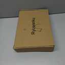 Ryuwanku Bathroom Faucet Matte Black Modern Waterfall Bathroom Sink Faucet with Single Handle Suitable for 1 or 3 Holes, Supply Deck Plate and Hose