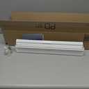 AOSKY Cordless Zebra Blinds for Windows Pull Down Roller Window Shades Dual Layer Light Filtering Privacy for Day and Night, Free-Stop Door Shades for Home Easy to Install (20" W X 72" H, White)