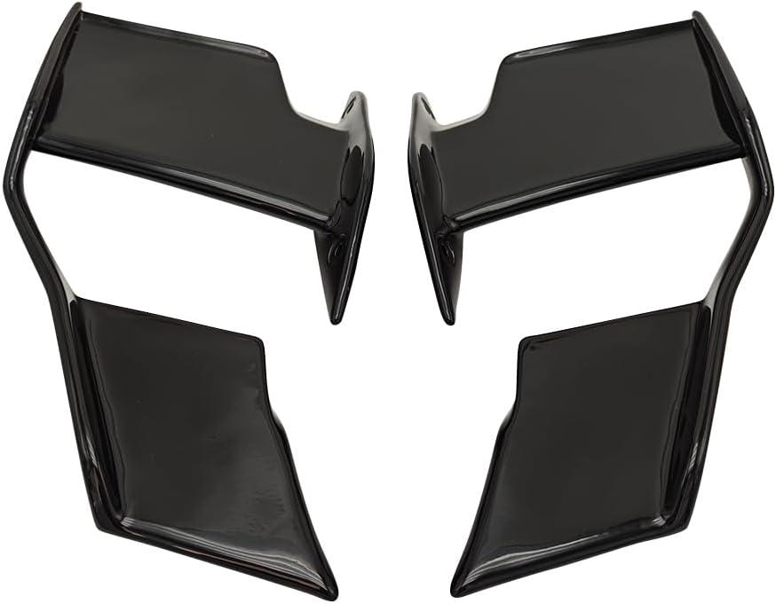 Motorcycle Fairings for BMW S1000R - Air deflectors for Road Glide with BMW M1000R Winglet, Spoiler Wings Motorcycle Accessories for BMW S1000R/M1000R 2021-2024 (Bright Black)
